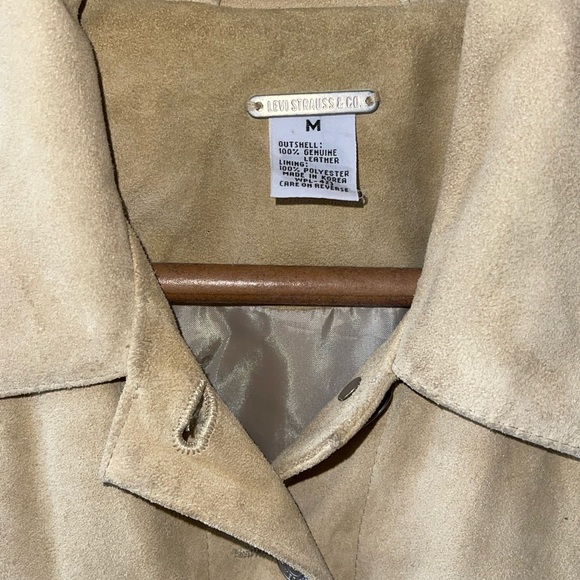 Vintage Levi Strauss Women’s All Leather Long Jacket: Button Up: Medium - Picture 4 of 6